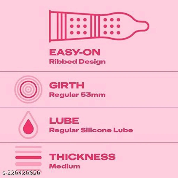 Durex Premium Durex Extra Ribbed Condoms for Men - 10 Count, 