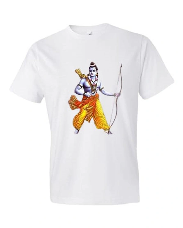 Jay Shree Ram Printed Tshirt  - M