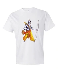 Jay Shree Ram Printed Tshirt  - Xxl