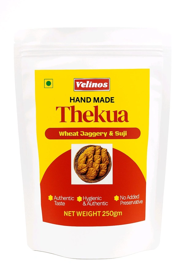 Velinos Traditional Bihari Thekua – 250gm | Jaggery Wheat Snack - Pack Of 1