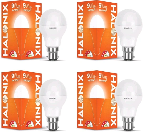 9watt Halonix Bulb 4pcs - White