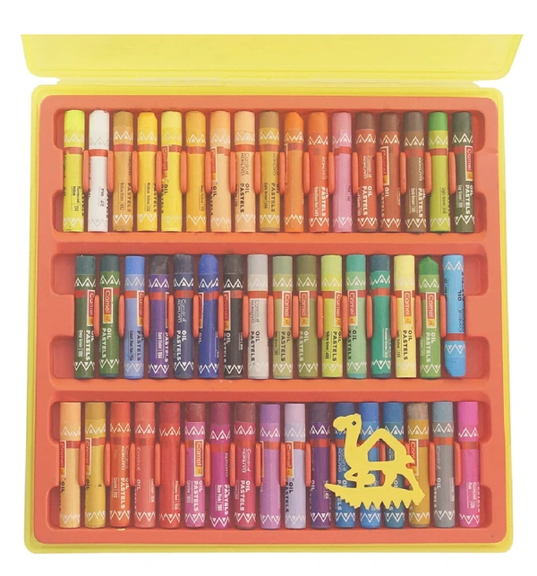 CAMEL OIL PASTELS 50 COLOUR SHEDS