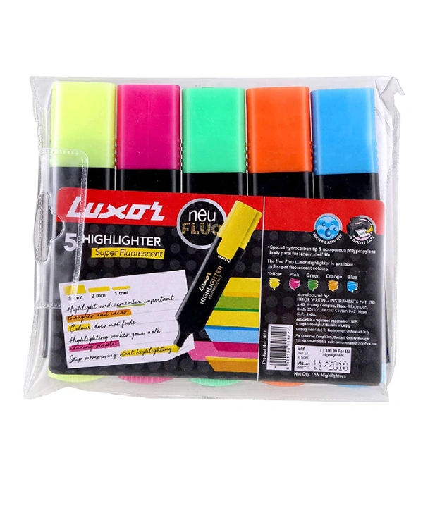 LUXAR HIGHLIGHTER FLORESCENT COLOUR