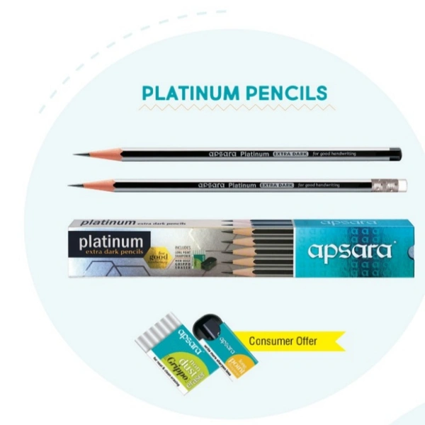 APSARA PLATINUM EXTRA DARK PENCIL 