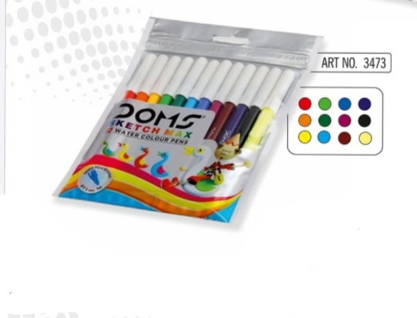 DOMS SKETCH PEN MIX 12 SHADES 