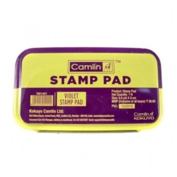 CAMLIN STAMP PAD VIOLET BLUE SMALL