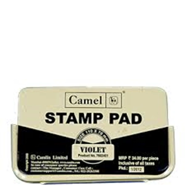 CAMLIN STAMP PAD VIOLET BLACK SMALL