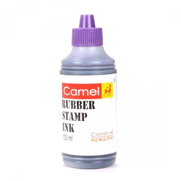 CAMLIN RUBBER STAMP PAD INK 100Ml VOILET BLUE