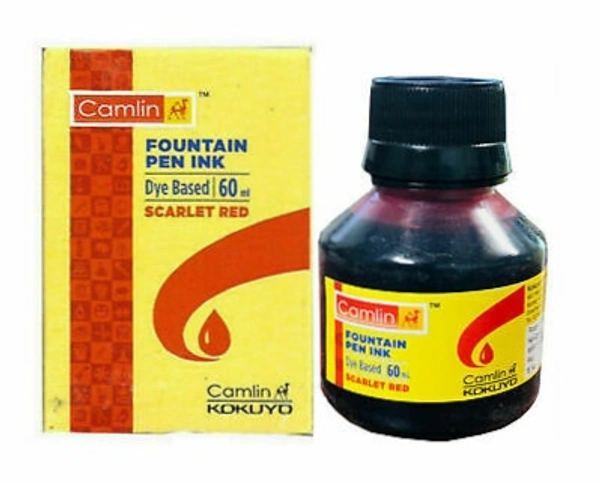 CAMEL FOUNTAIN PEN INK RED 