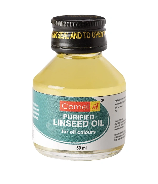 CAMEL PURIFIED LINSEED OIL 60ML
