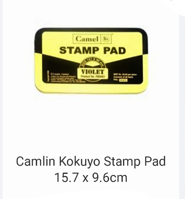 CAMLIN STAMP PAD  BLACK BIG
