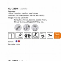 KANGARO MUNIX SCISSOR GL-2150 (126MM)