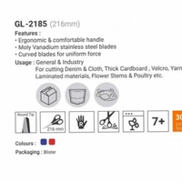 KANGARO MUNIX SCISSOR GL-2185 (216MM)