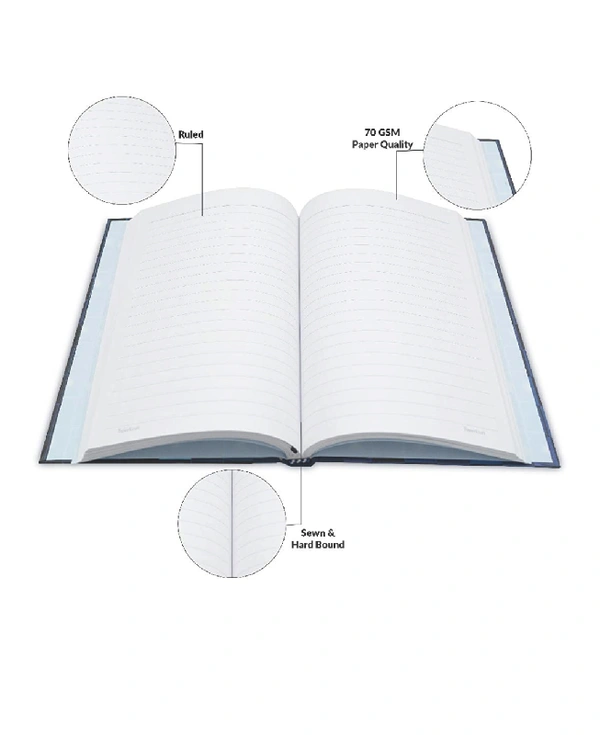 PAPERCRAFT A5 SIZE HARD BOARD DIARY