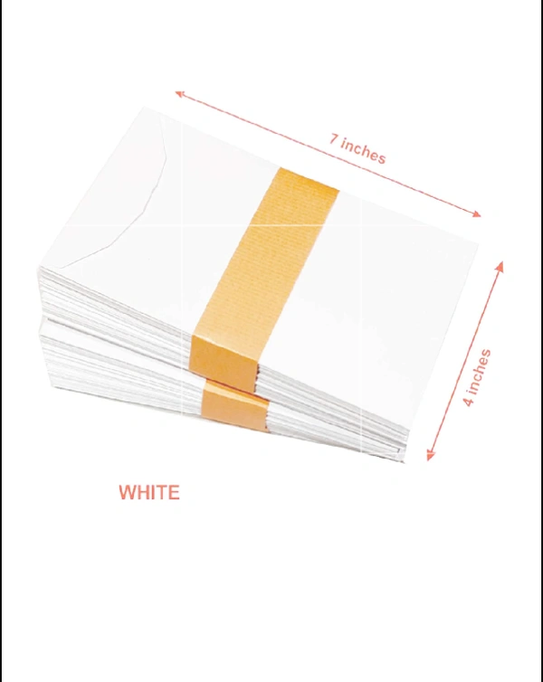 ENVELOPE 7INCH X 4INCH WHITE  - 10PCS