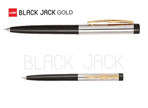 CELLO BLACK JACK GOLD BALL PEN