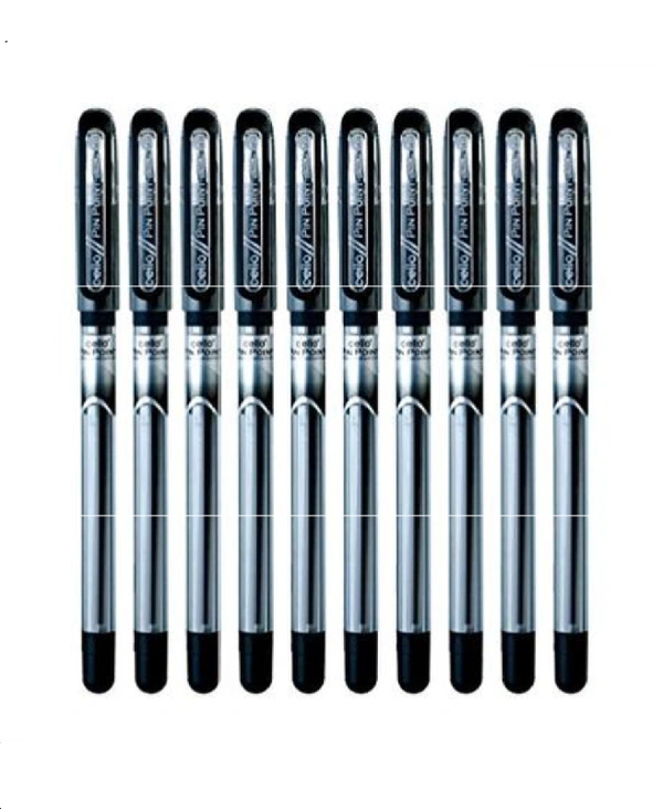 CELLO PIN POINT BALL PEN BLACK - PER PCS