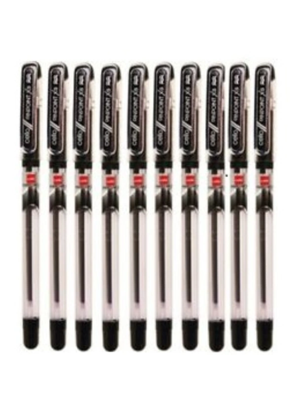 CELLO PINPOINT XS BALL PEN BLACK - 10 PCS