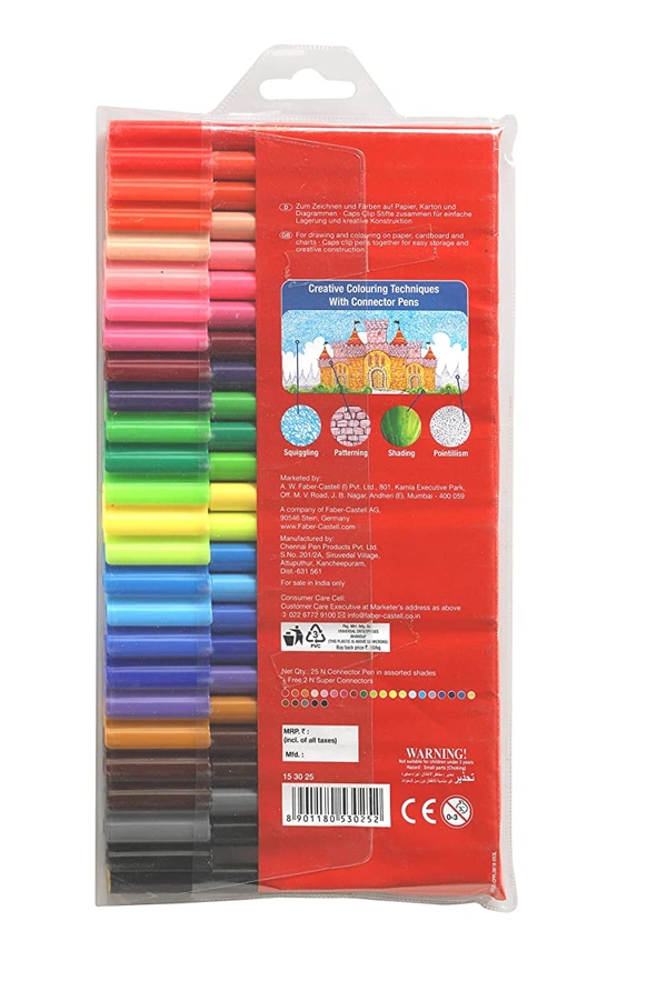 FABER-CASTELL 25 CONNECTOR PENS