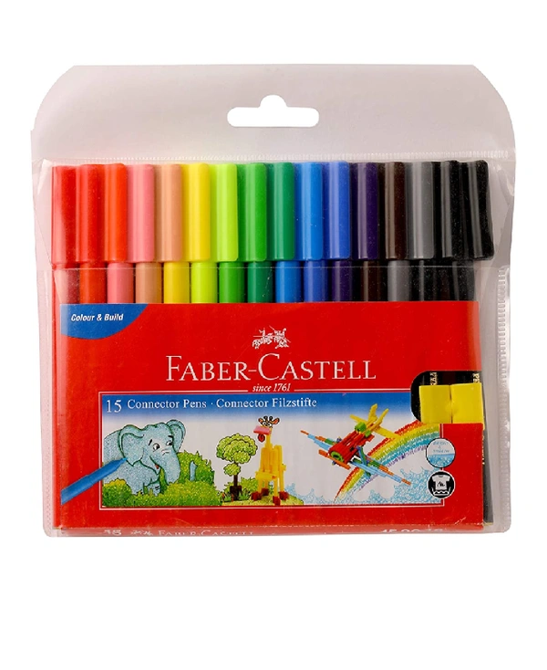 FABER-CASTELL 15 CONNECTOR PENS
