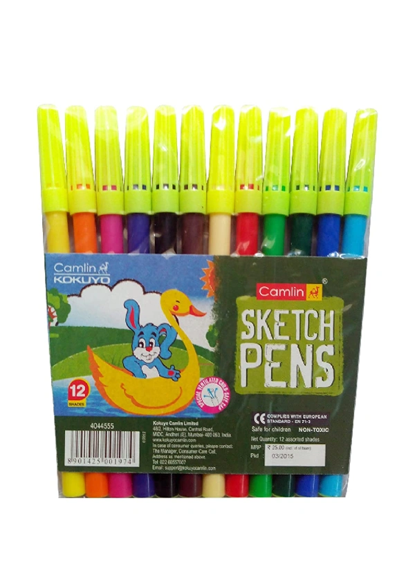 CAMLIN SKETCH PEN 12 COLOUR