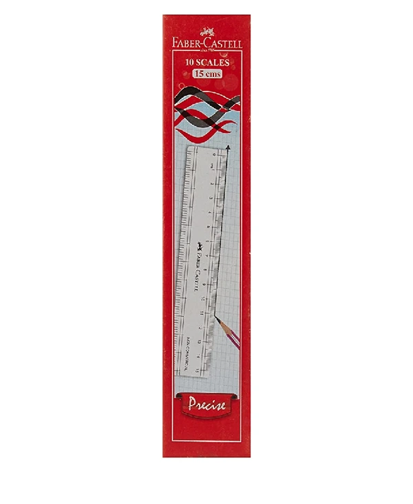 FABER-CASTELL 15 CM SCALE SMALL
