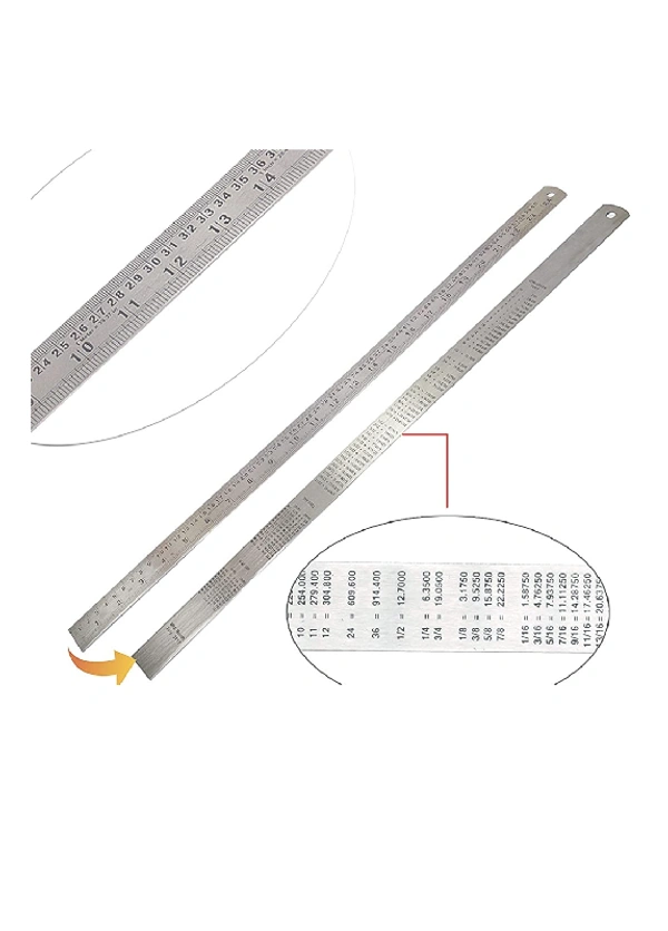 STEEL SCALE 36 INCH 