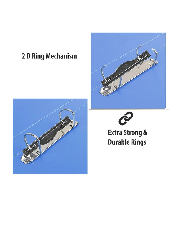 PLASTIC FILE A4 SIZE  D RING 