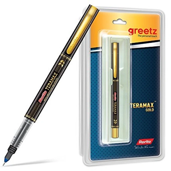 RORITO TERAMAX GOLD GEL PEN BLUE