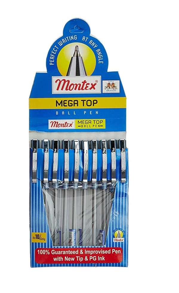 MONTEX MAGA TOP BALL PEN BLUE - PER PCS