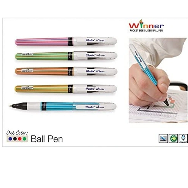 MONTEX WINNER BALL PEN BLUE - 10 PCS
