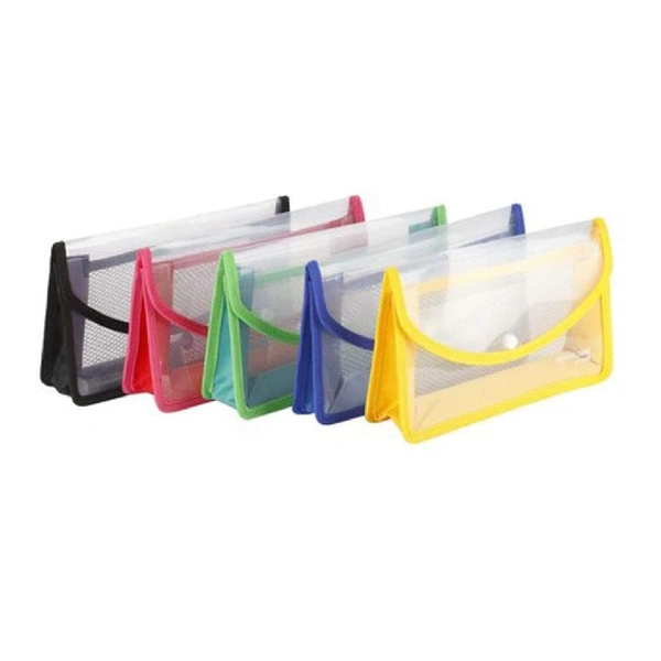 BUTTON PLASTIC BAG CHEQUE BOOK , PASSBOOK , 6INCH X 10INCH 