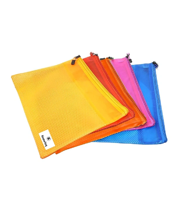 ZIP POUCH A4 SIZE  - 10 PCS 