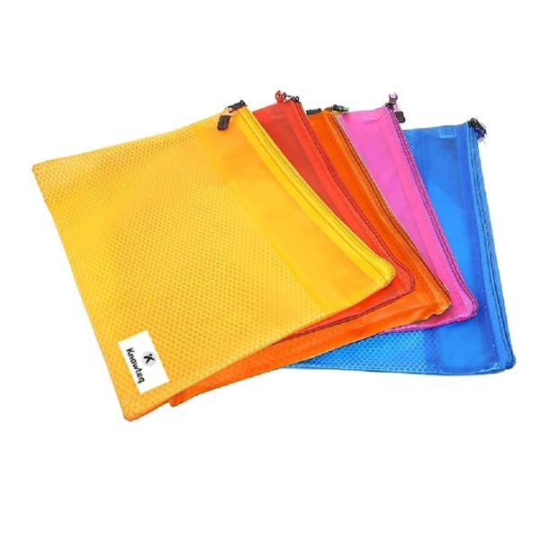 ZIP POUCH F/C SIZE - 10 PCS