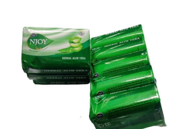 RAJ NJOY BATH SOAP (ALOVERA) 01 PACK OF 05 SOAP - *** LOW PRICE GUARANTEE ***