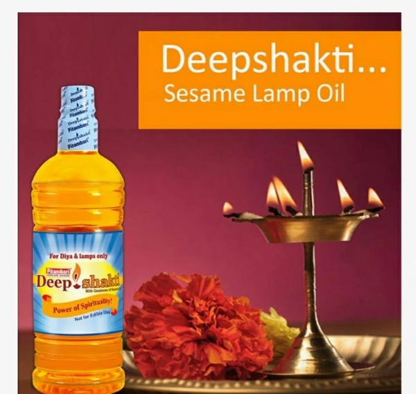 DEEPSHAKTI SESAMELAMP OIL - 1LTR ( Set Of 2 Bottle) 