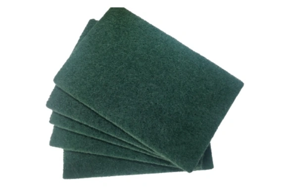 GREEN SCRUB PAD PACK (01 PACK OF 05 PACS) SIZE- 15CM X 10 CM X 8 MM