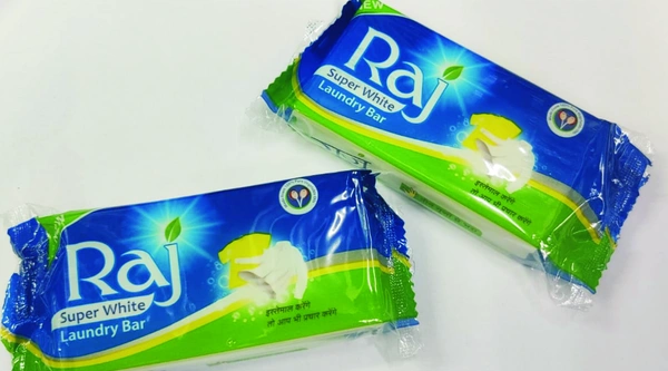 RAJ SUPER WHITE SOAP (65 GM)  - *** LOW PRICE GUARANTEE ***