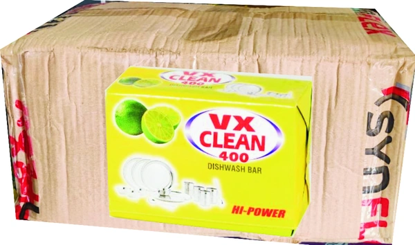 VX DISH WASHING BAR - 400 GM , (01 Box Containing - 40 PCs)