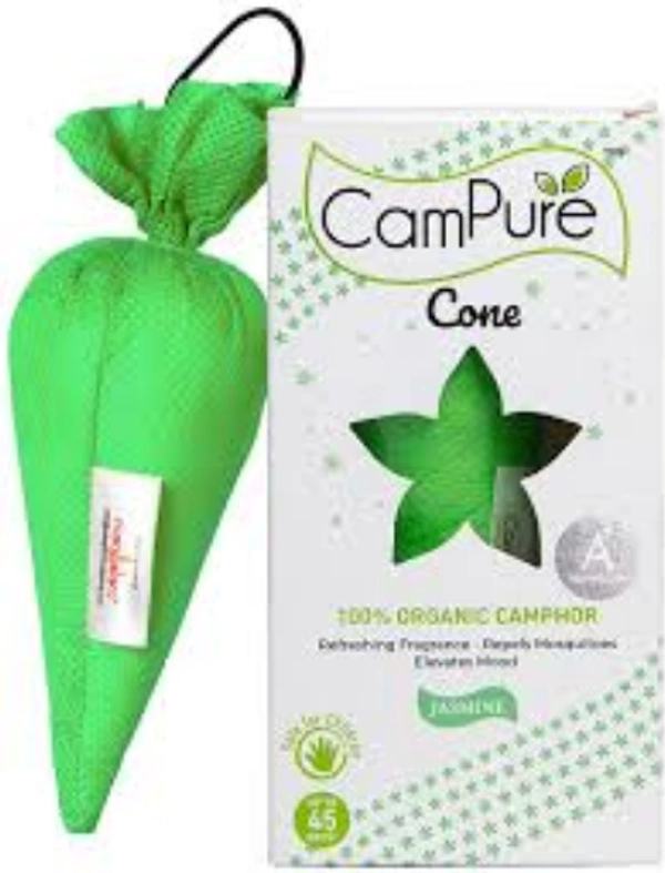 MANGALAM CAMPHOR CONE - 60 GM (FRAGRANCE- JASMIN) - *** LOW PRICE GUARANTEE ***