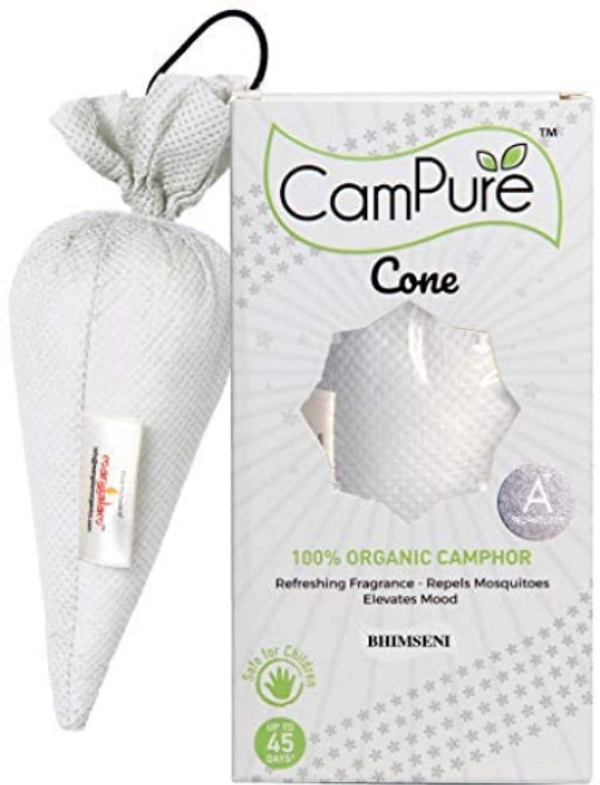 MANGALAM CAMPHOR CONE - 60 GM (FRAGRANCE- BHIMSENI) - *** LOW PRICE GUARANTEE ***