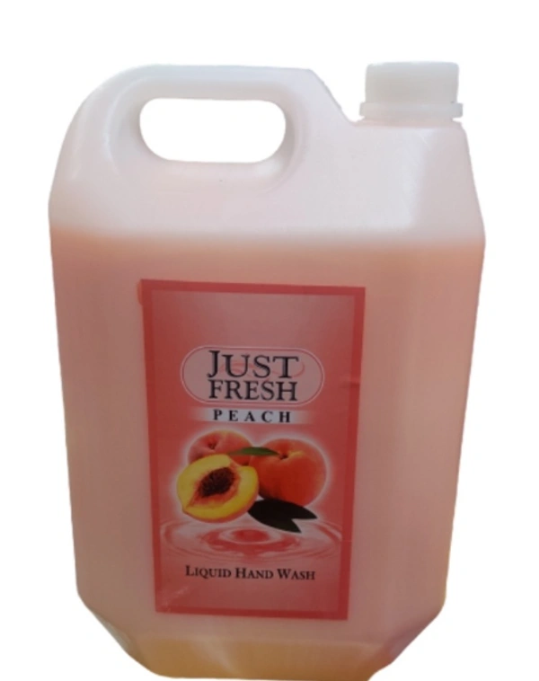 JUST FRESH HANDWASH - 5 LTR - (FRAGRANCE- PEACH) - *** LOW PRICE GUARANTEE ***