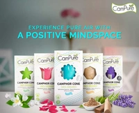 MANGALAM CAMPHOR CONE - 60 GM (FRAGRANCE- BHIMSENI) - *** LOW PRICE GUARANTEE ***