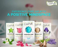 MANGALAM CAMPHOR CONE - 60 GM , (FRAGRANCE - ORIGINAL CAMPHOR) - *** LOW PRICE GUARANTEE ***