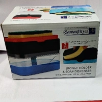 SPONGE HOLDER AND SOAP DISPENSER