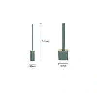 Silicone Toilet Brush With Holder Stand - No Replacement....