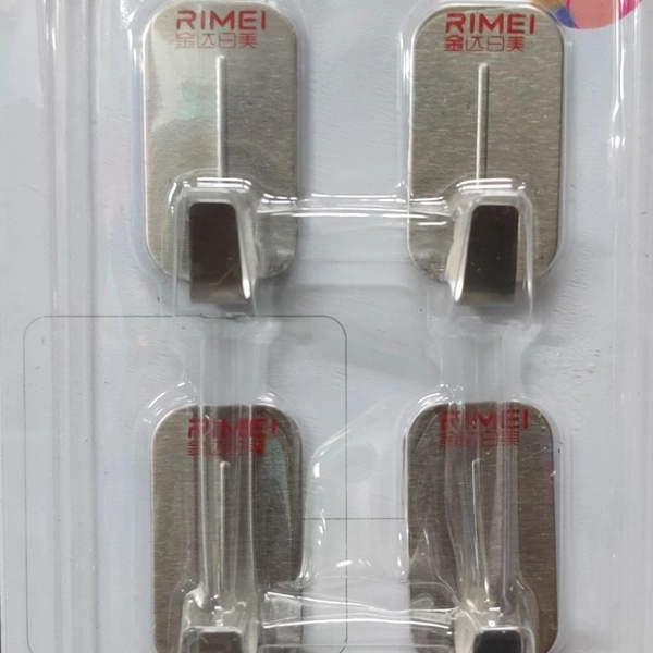 Small Stainless Steel Sticky Hooks (4Pcs) 