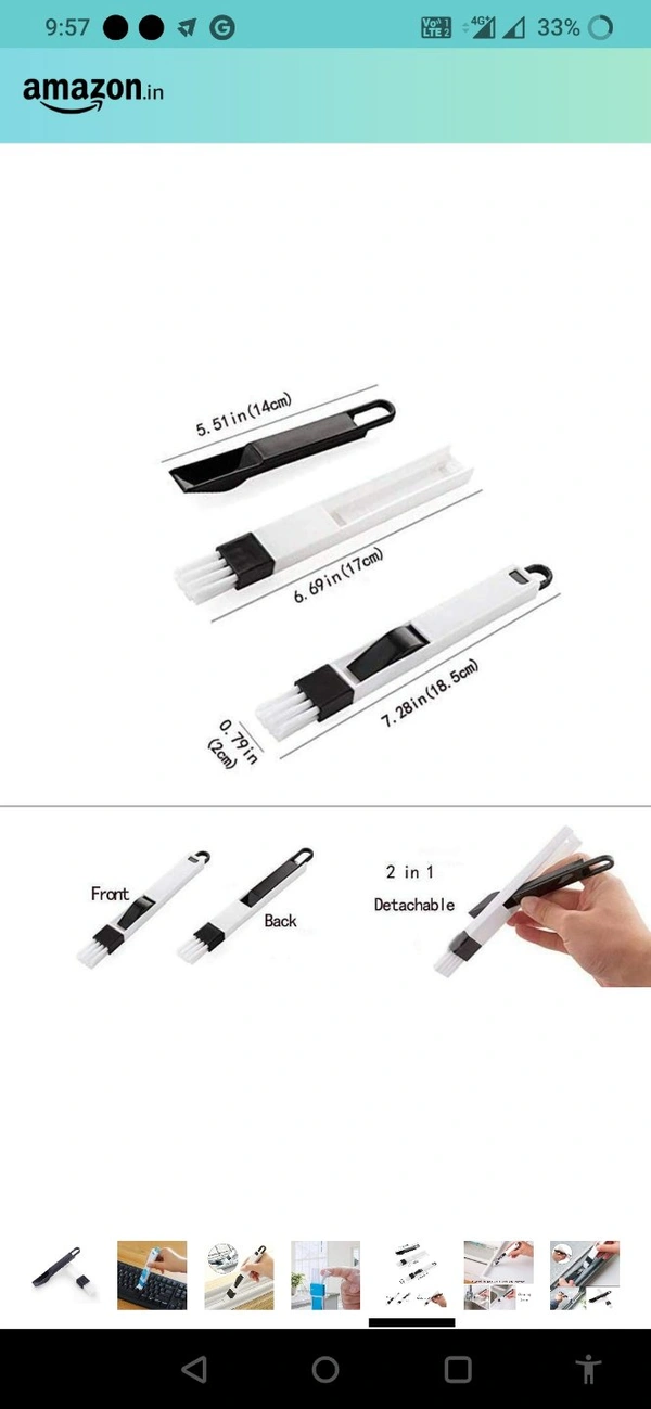 Window Cleaning Brush N Holder - Made In China.. No Replacement
