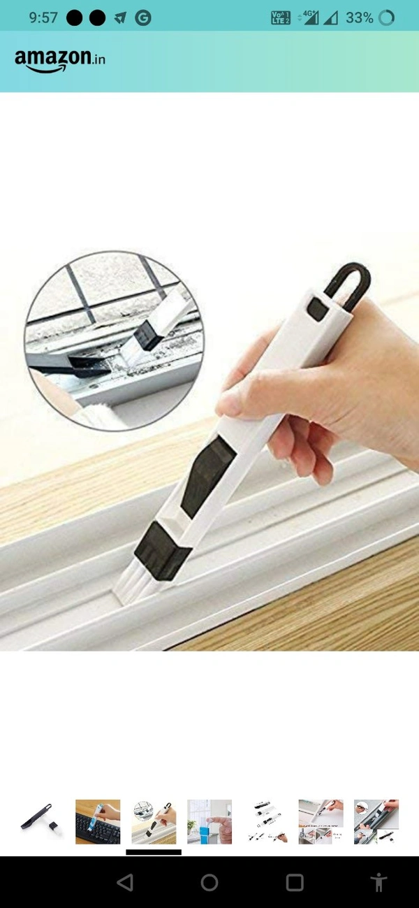 Window Cleaning Brush N Holder - Made In China.. No Replacement