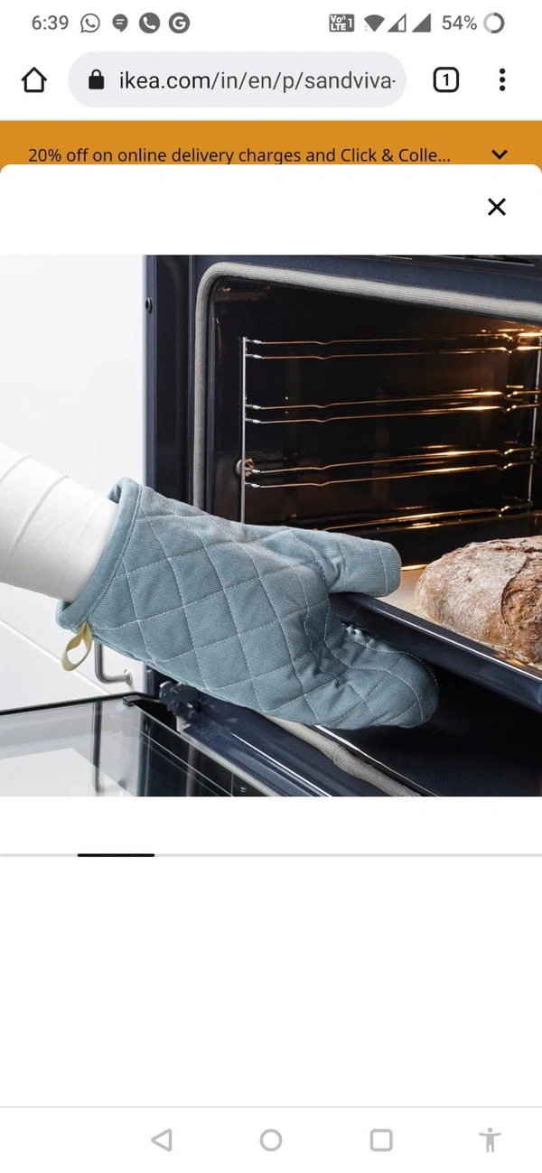 OVEN GLOVES ( SET OF 2 PCS) 